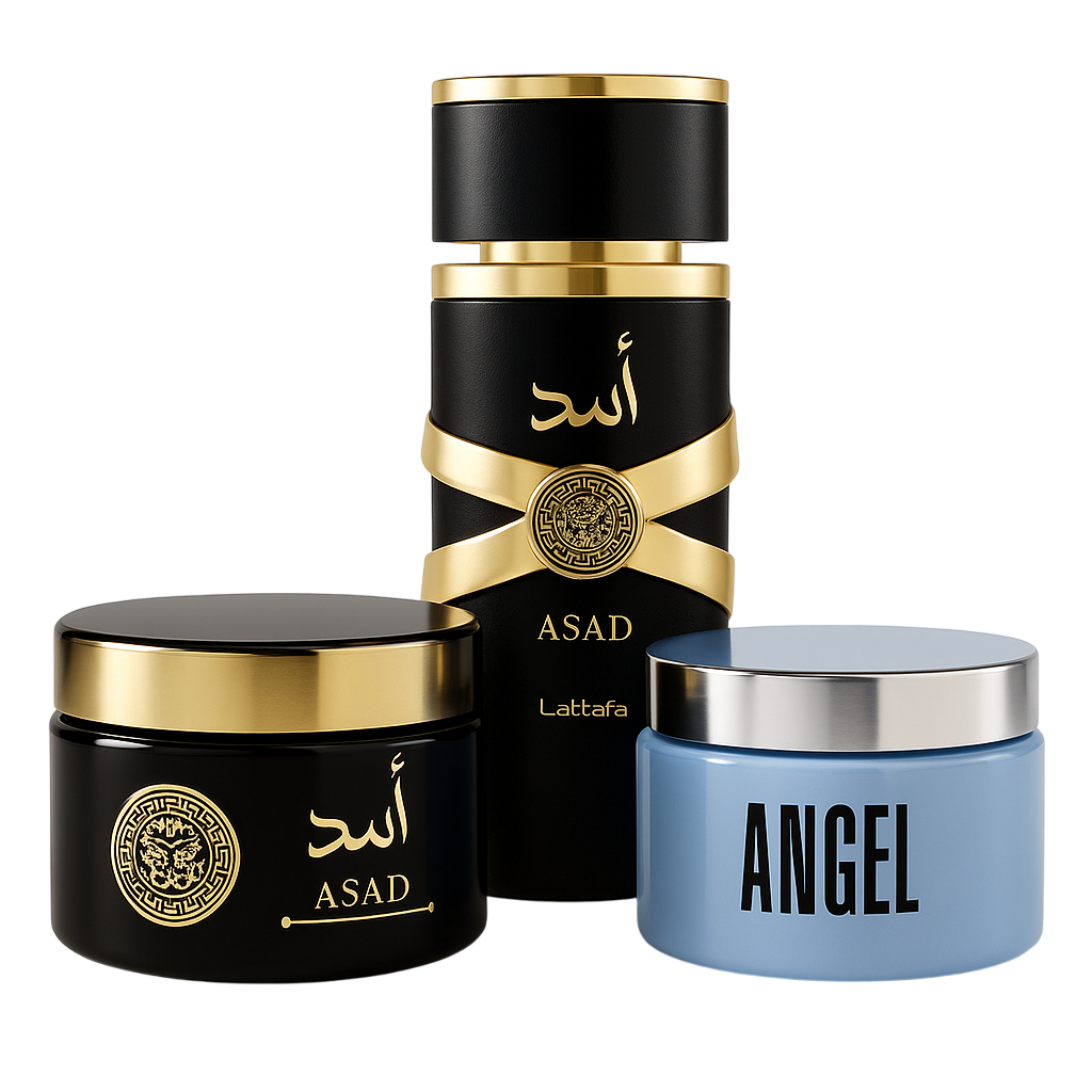 Kit Presente - Perfume Asad 100ml + Hidratantes Asad & Angel 200ml