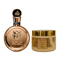 Kit Perfume Fakhar Gold 100ml+ Pasta Hidratante 200g