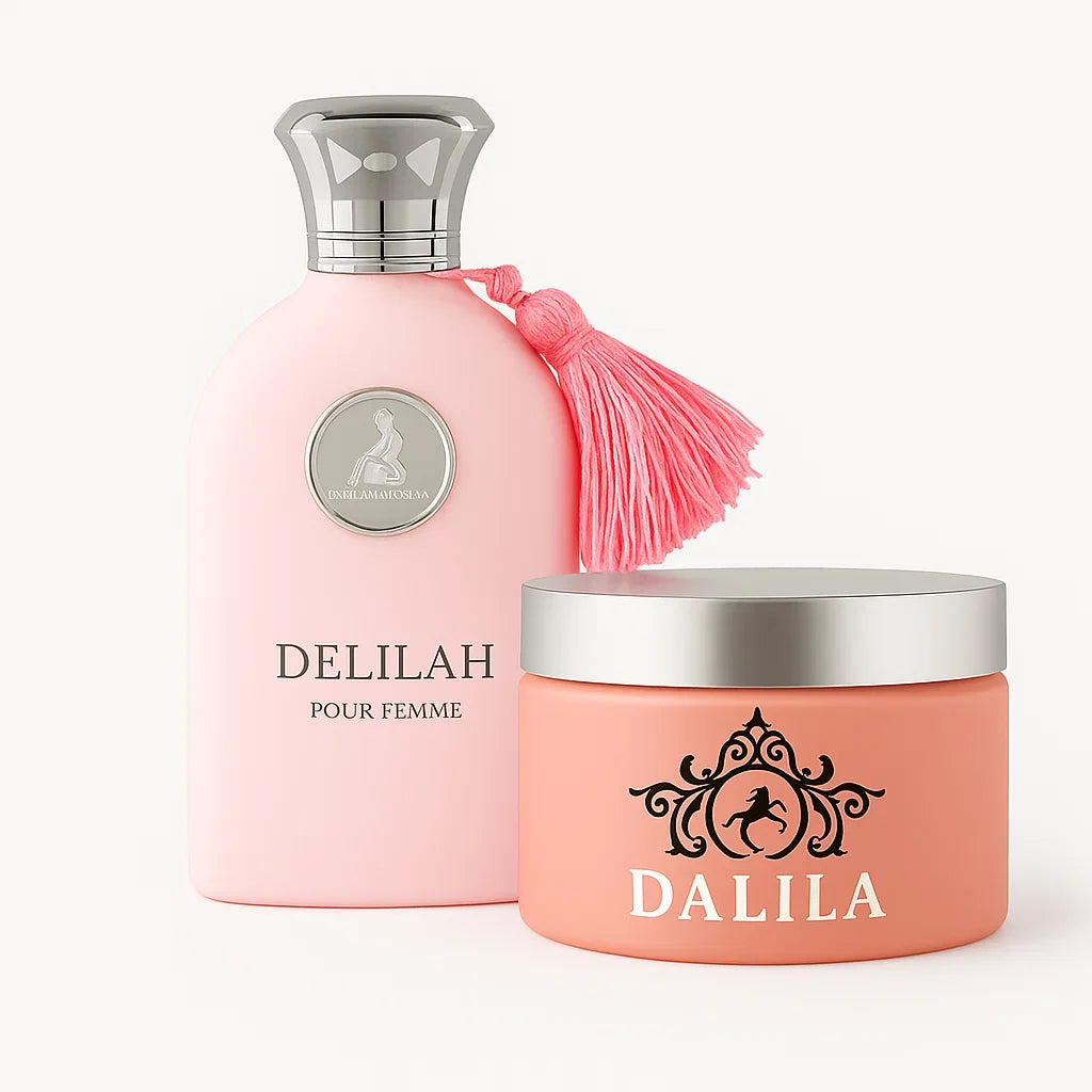 Kit Perfume Delilah 100ml Maison Alhambra + Pasta Hidratante Dalila 200g